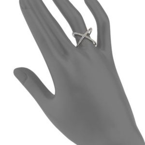 Michael Kors Jewelry - Michael Kors Brilliance Silver Pave Crystal Ring Michael Kors Jewelry - Michael Kors Brilliance Silver Pave Crystal Ring